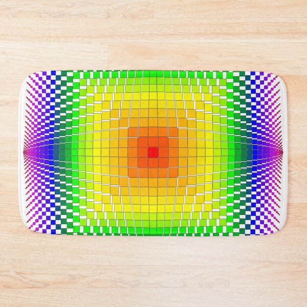 Item preview, Psychedelic Grid Burst - Vibrant Optical Illusion Design designed and sold by Mika-X-chu.