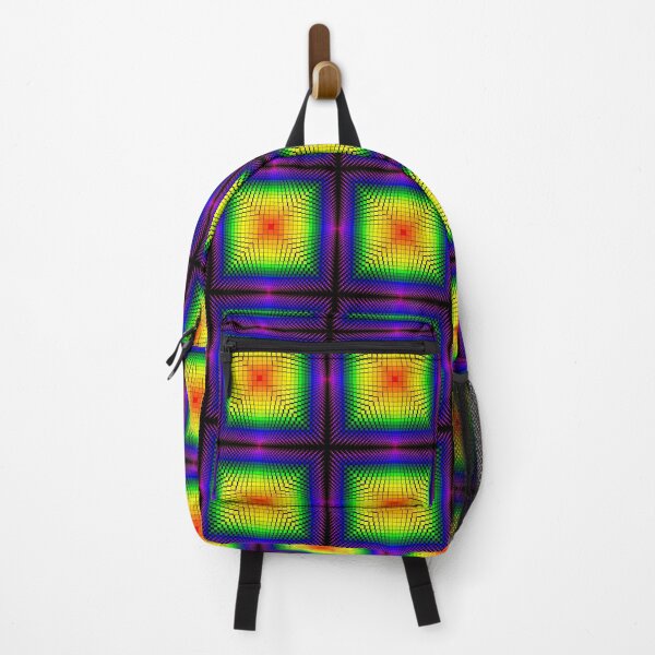 Item preview, Psychedelic Grid Burst - Vibrant Optical Illusion Design designed and sold by Mika-X-chu.