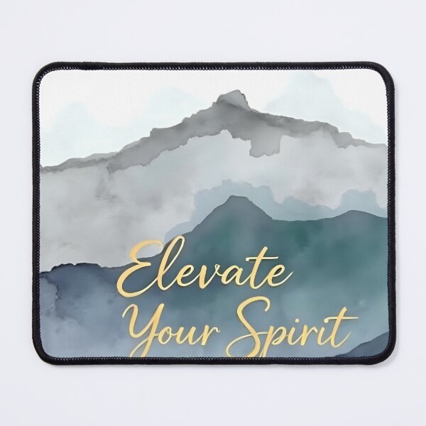 Item preview, Tranquil Mountain Vista - Blue Sky designed and sold by Shirtastically.