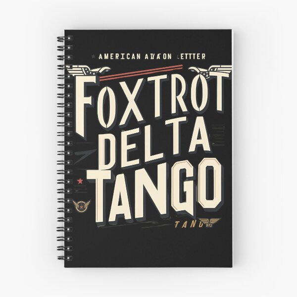 Item preview, Foxtrot Delta Tango American Aviator Design designed and sold by GrafiShop.