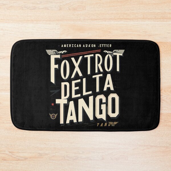 Item preview, Foxtrot Delta Tango American Aviator Design designed and sold by GrafiShop.