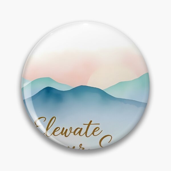 Item preview, Serene Mountain Dawn Poster - Elevate Your Spirit designed and sold by Shirtastically.