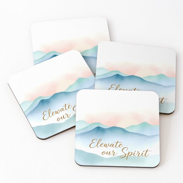 Item preview, Serene Mountain Dawn Poster - Elevate Your Spirit designed and sold by Shirtastically.
