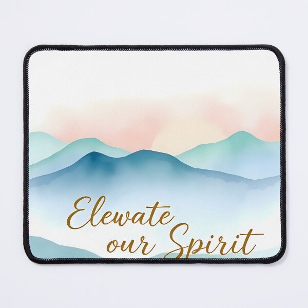 Item preview, Serene Mountain Dawn Poster - Elevate Your Spirit designed and sold by Shirtastically.