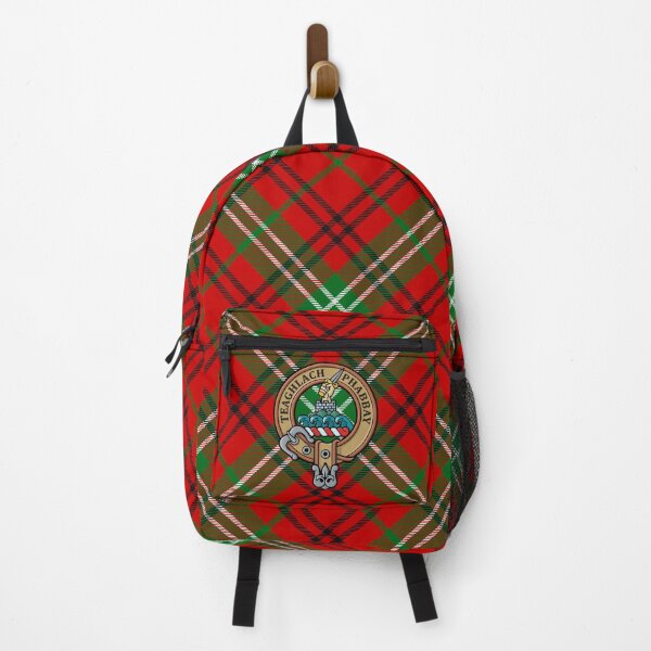 Item preview, Clan Morrison Crest over Red Tartan designed and sold by sifis.