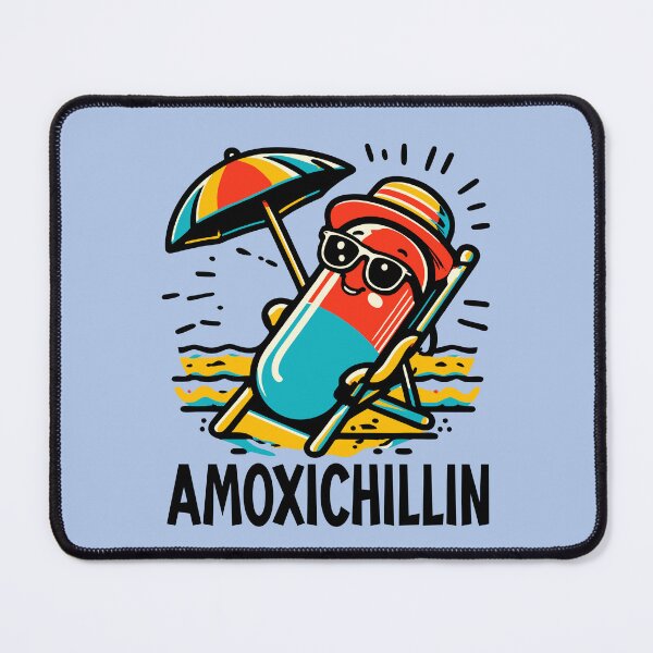 Item preview,  Amoxichillin Funny Pill Beach Vacation Pharmacy Technician designed and sold by Colorfulman.