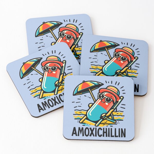 Item preview,  Amoxichillin Funny Pill Beach Vacation Pharmacy Technician designed and sold by Colorfulman.