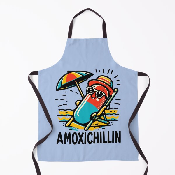 Item preview, Amoxichillin Funny Pill Beach Vacation Pharmacy Technician designed and sold by Colorfulman.
