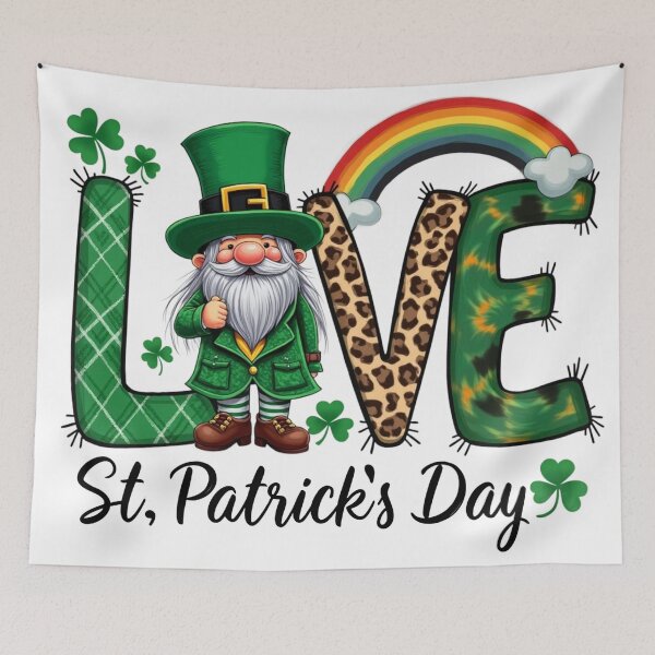 Item preview, St. Patrick’s Day – Lucky Gnome & Colorful Design designed and sold by tarzbol.