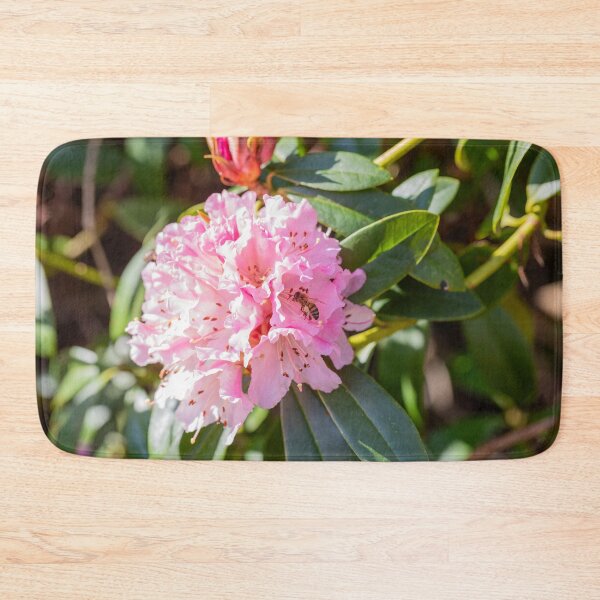 Item preview, Honey Bee On Pink Rhododendron designed and sold by Tanya C  Smith.