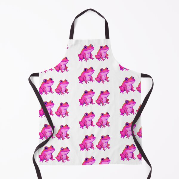 Item preview, Pink Frog Art - Sticker Set of Two designed and sold by Earth Nature Creations.
