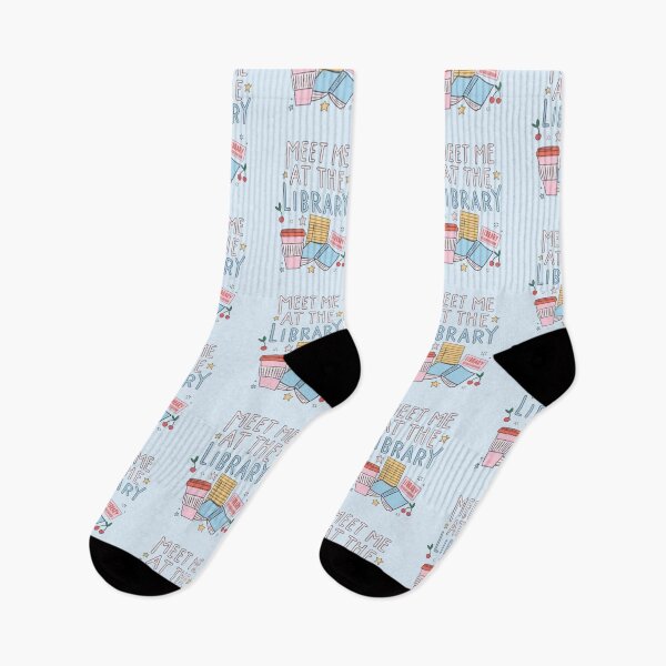 Item preview, Meet me at the library, Books designed and sold by Tay Designs.
