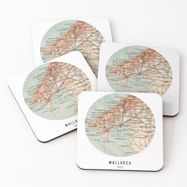 Item preview, Mallorca 1925: historical island map with the Bay of Palma, Sóller, Valldemossa, Andratx, Pollença et designed and sold by RetroTraveller.