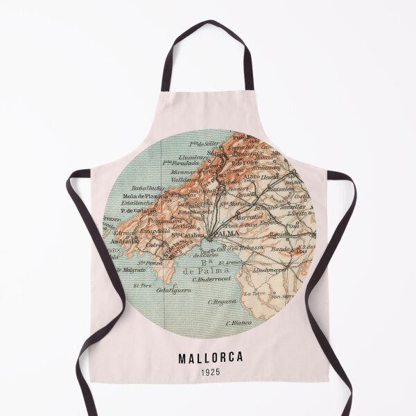 Item preview, Mallorca 1925: historical island map with the Bay of Palma, Sóller, Valldemossa, Andratx, Pollença et designed and sold by RetroTraveller.