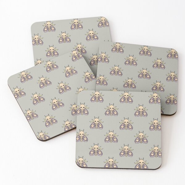 Item preview, Kawaii Death Moth Pattern  designed and sold by sasyall.