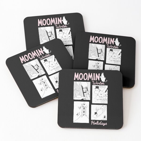 Item preview, Moomins Snow Slide Moomin Winter Holidays designed and sold by MoominStore.