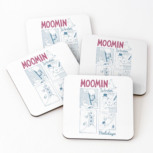 Item preview, Moomin Winter Holidays Moomins Snow Slide designed and sold by MoominStore.