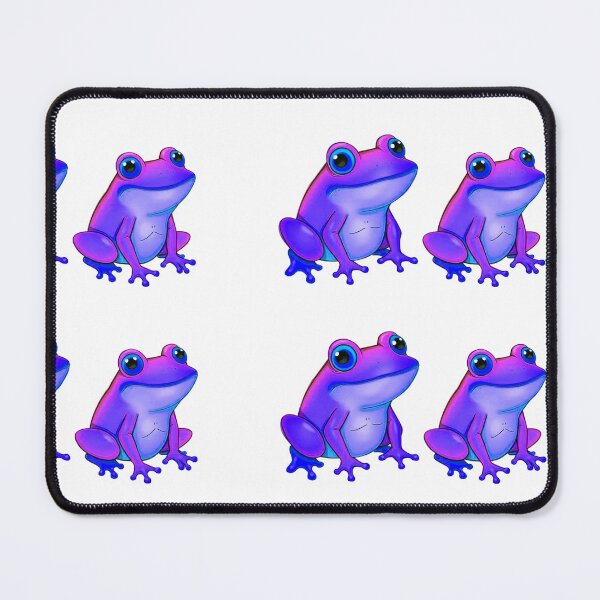 Item preview, Purple Frog Art - Sticker Set of Two designed and sold by Earth Nature Creations.