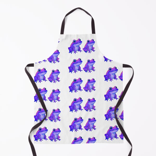 Item preview, Purple Frog Art - Sticker Set of Two designed and sold by Earth Nature Creations.