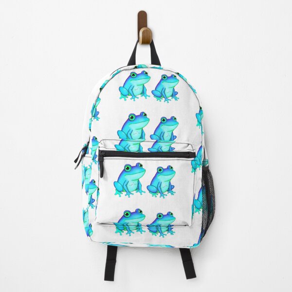 Item preview, Blue Frog Art - Sticker Set of Two designed and sold by Earth Nature Creations.