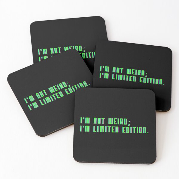 Item preview, I'm Not Weird I'm Limited Edition Sticker - Funny Geek Quote designed and sold by Doodle Whimsy.