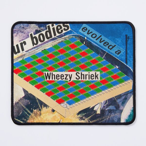Item preview, Our Bodies Evolved a Wheezy Shriek designed and sold by ScottBakerPoet.