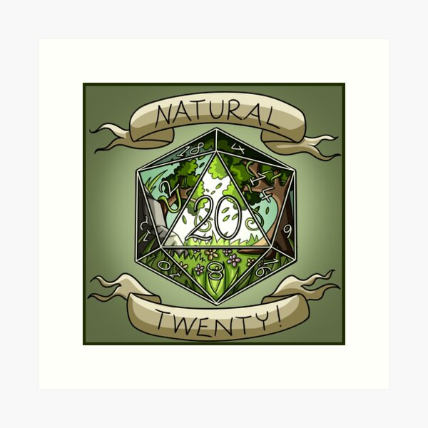 Item preview, Natural twenty: forest designed and sold by RedFire-Art.