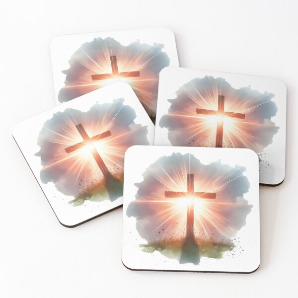Item preview, Easter Cross Illuminated by Golden Light designed and sold by Strawflower Oasis.