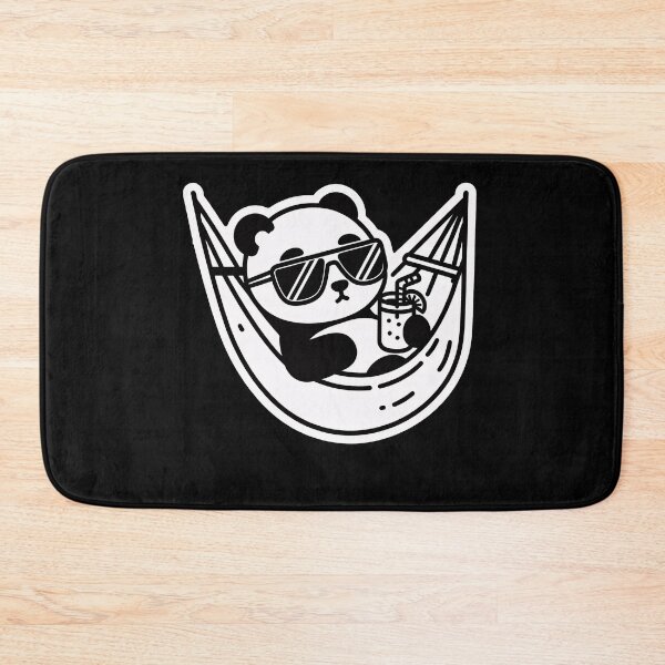 Item preview, Stay Cool, Stay Panda - a cool hammock, a cool drink, and a cool panda designed and sold by All-Of-Art.
