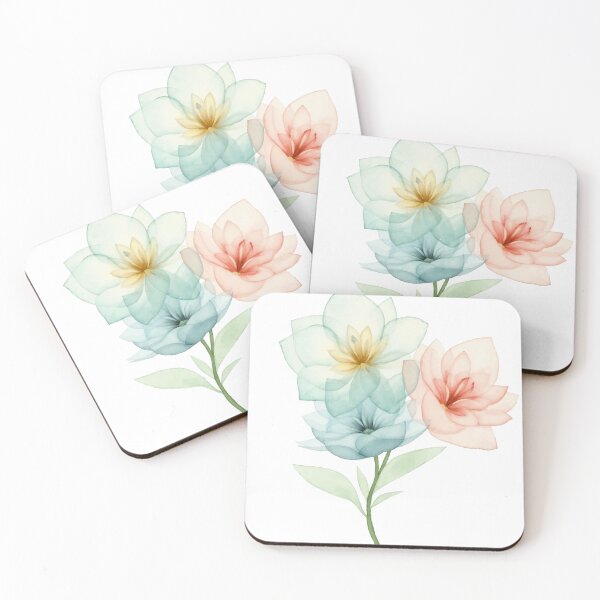 Item preview, Ethereal Watercolor Blooms: Soft and Dreamy Floral Art designed and sold by Moss and Moon Studio.
