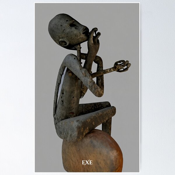 Item preview, Seated Figure - Concrete and Rebar Sculpture  designed and sold by immarkoffartexe.
