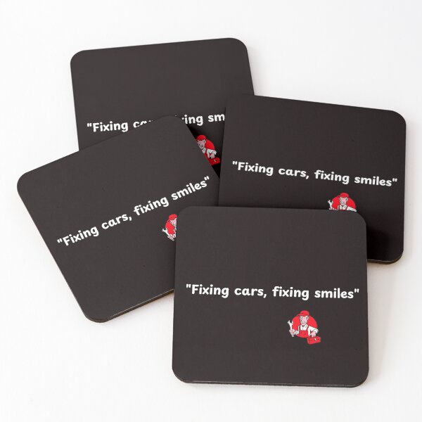 Item preview, "Fixing cars, fixing smiles" designed and sold by Boardwalkmerch.