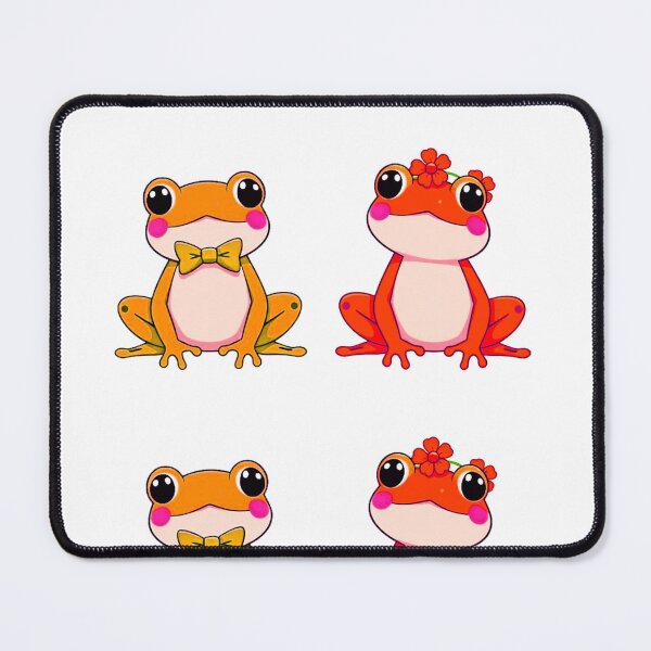 Item preview, Mrs. Frog and Ms. Frog Art - Sticker Set of Two designed and sold by Earth Nature Creations.