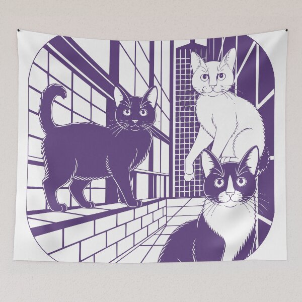 Item preview, Whisker Wanderers designed and sold by SpeakingPrint2.