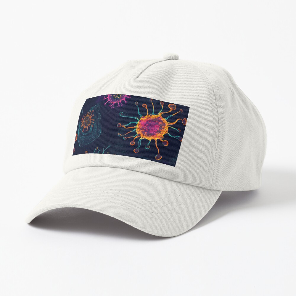 Aperçu de l'œuvre Casquette Dad Hat créée et vendue par Bababubee.