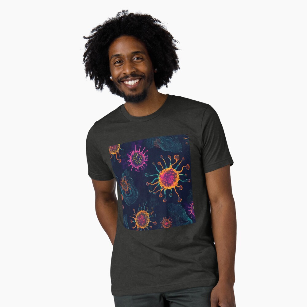 Aperçu de l'œuvre T-shirt chiné créée et vendue par Bababubee.