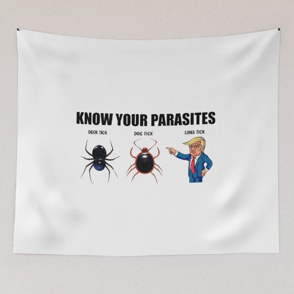 Item preview, "Know Your Parasites" – Educational & Humorous Biology-Inspired Design designed and sold by Colorful-Garden.