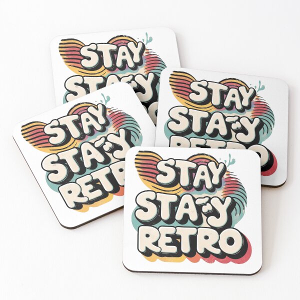 Item preview, Stay Retro – Vintage Aesthetic Groovy Typography designed and sold by WeirdSketcher.