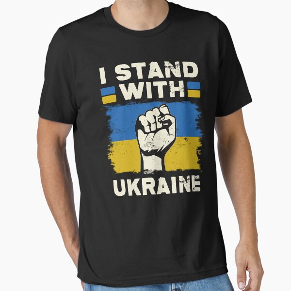 Item preview, I Stand With Ukraine T-Shirt designed and sold by Spyshirt.