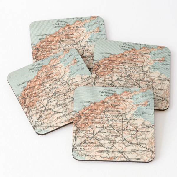 Item preview, Northern Mallorca around 1925: historical island map for Balearic holidaymakers and residents designed and sold by RetroTraveller.