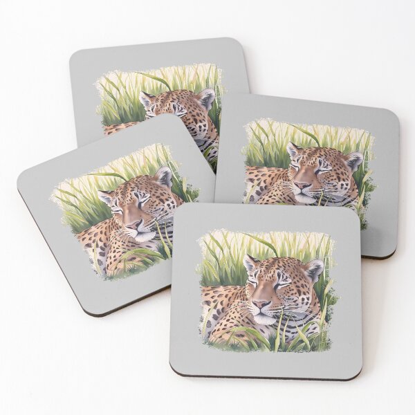 Item preview, Silent Watcher: Leopard Resting in the Thicket designed and sold by TestudoDesign.