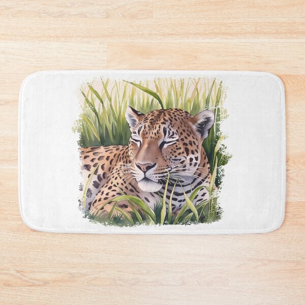 Item preview, Silent Watcher: Leopard Resting in the Thicket designed and sold by TestudoDesign.