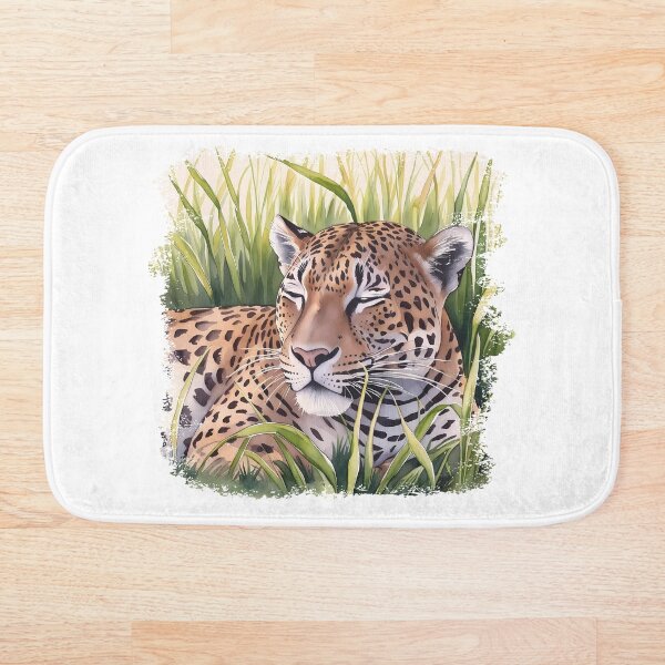 Item preview, Vigilante silencioso: Leopardo descansando en la espesura designed and sold by TestudoDesign.