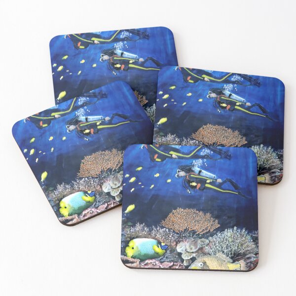 Item preview, DIVING IN THE MALDIVES  designed and sold by Mackenzie Moulton International Artist .