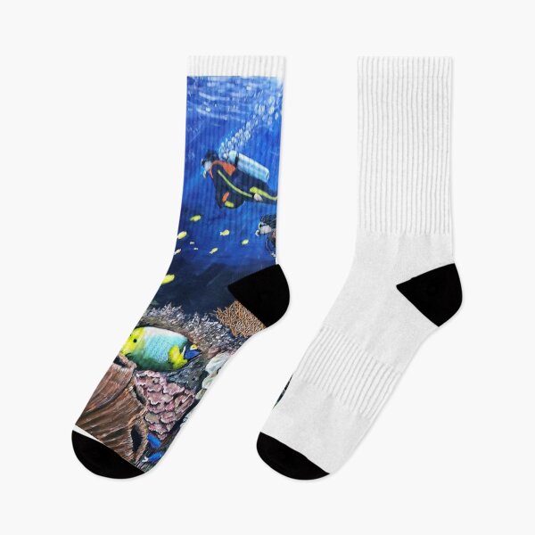 Item preview, DIVING IN THE MALDIVES  designed and sold by Mackenzie Moulton International Artist .