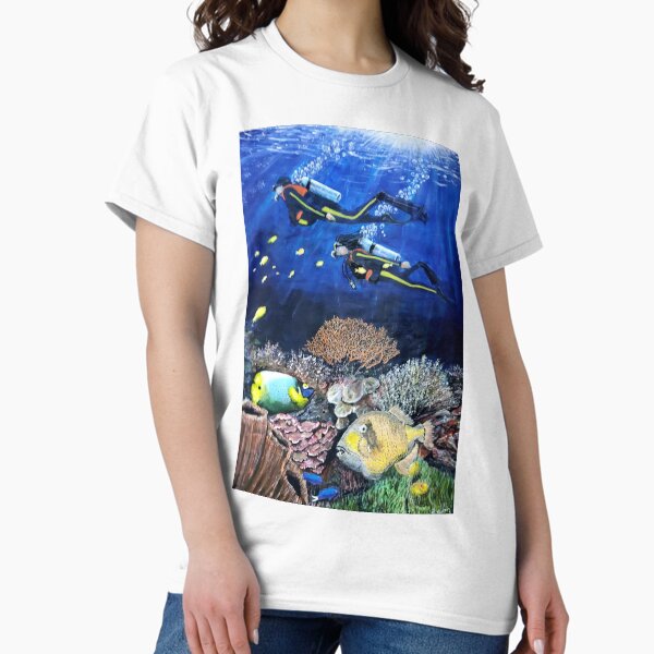 Item preview, DIVING IN THE MALDIVES  designed and sold by Mackenzie Moulton International Artist .