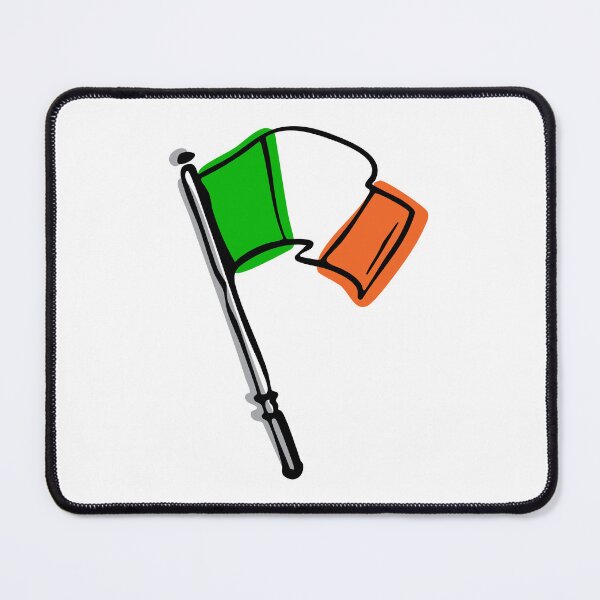 Item preview, Cartoon Style Ireland Flag | Fun and Colorful Design designed and sold by ArchiTania Studio.