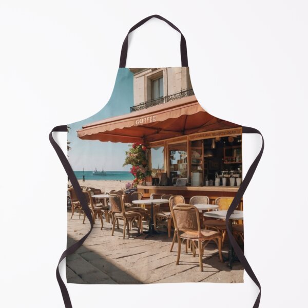 Artikelvorschau, Charming Beachfront Parisian Café with Ocean Breeze entworfen und verkauft von BlareBlare.