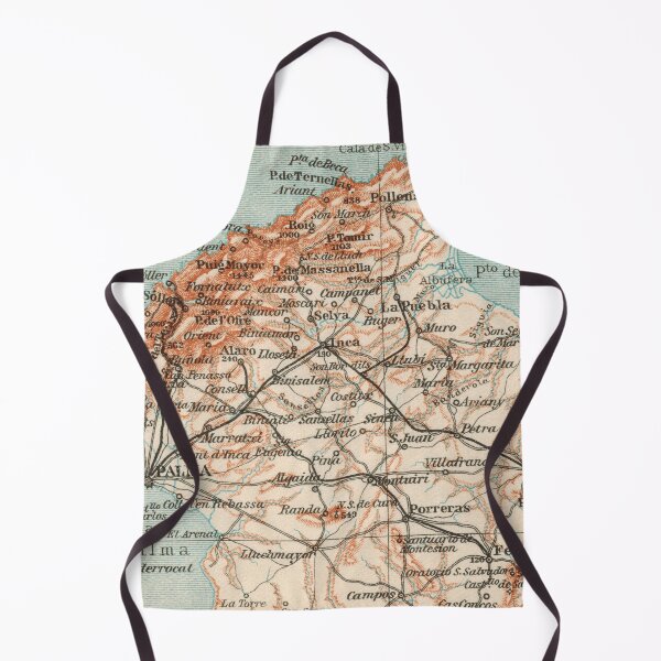 Item preview, Northern Mallorca around 1925: historical island map for Balearic holidaymakers and residents designed and sold by RetroTraveller.