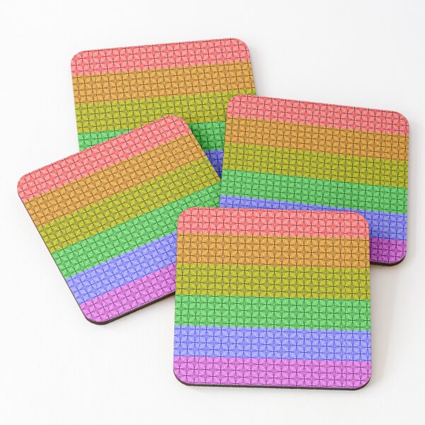 Item preview, Abstract Crystals Gay Pride Colors Pattern designed and sold by PrideFeliz.